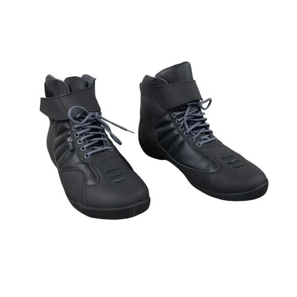 747MOTO Riding Boots Handmade Men Sz 10 Black Professional Comfort Stylish Biker - Picture 1 of 10